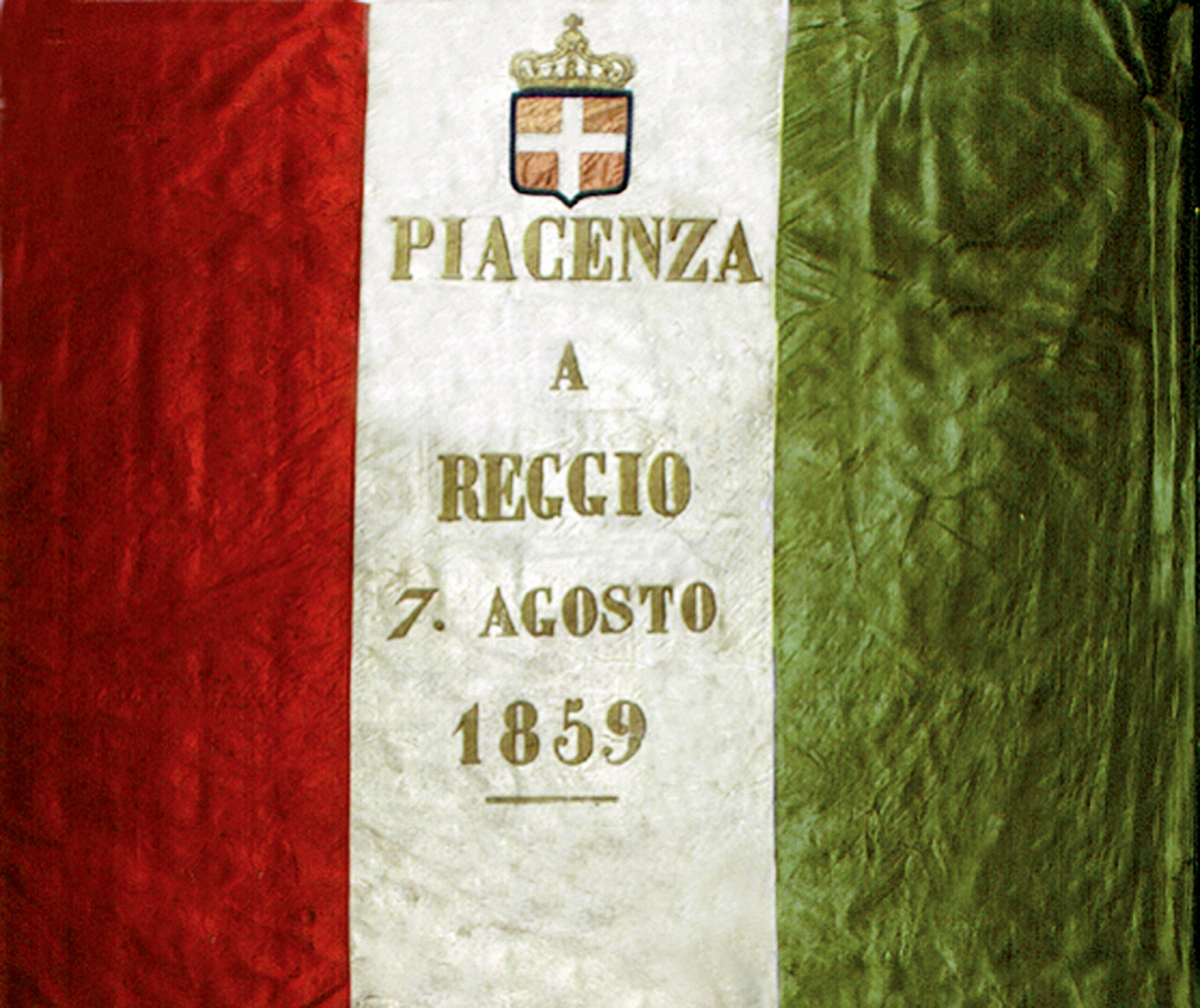 Bandiera “Piacenza a Reggio” 7 agosto 1859